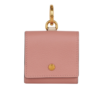 Burberry Folding Coin Purse Keyring, front view